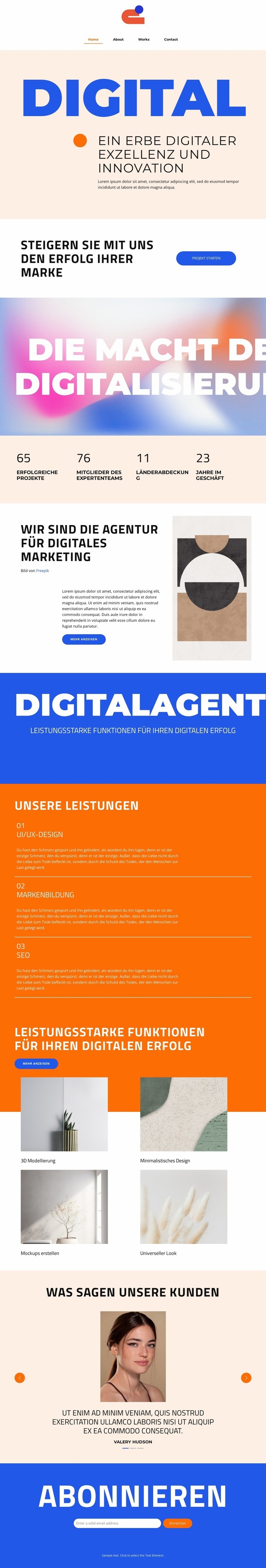 Träume stärken Website Builder-Vorlagen