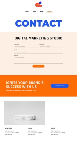 Excellence And Innovation - Simple HTML5 Template