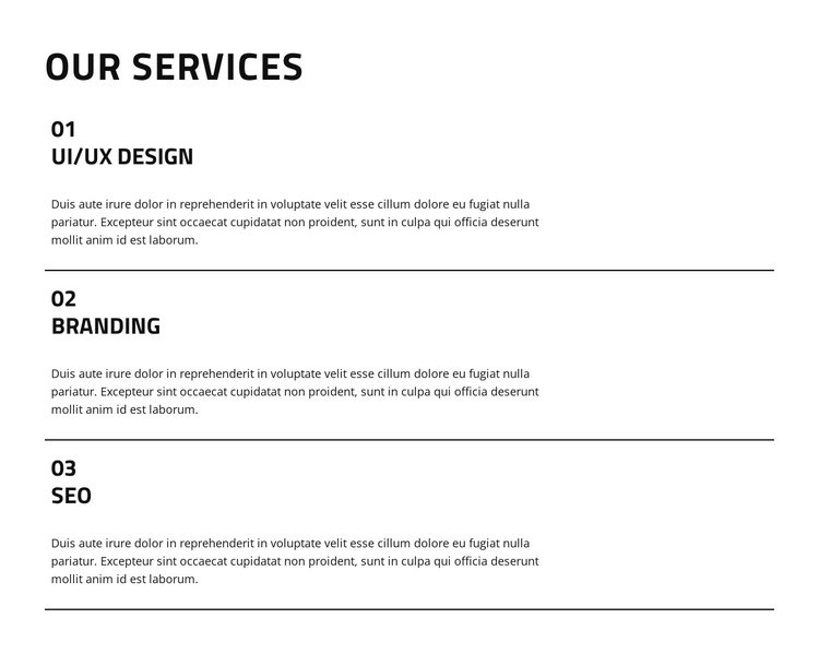 Discover Our Digital Expertise One Page Template