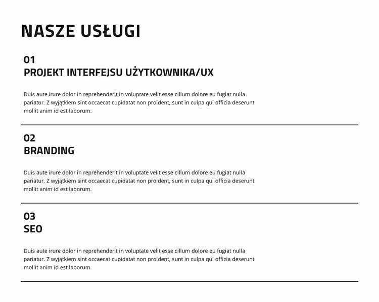 Odkryj naszą wiedzę cyfrową Szablony do tworzenia witryn internetowych