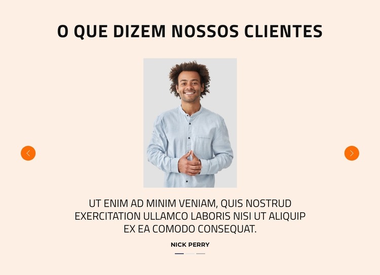 Nosso domínio digital Modelo HTML