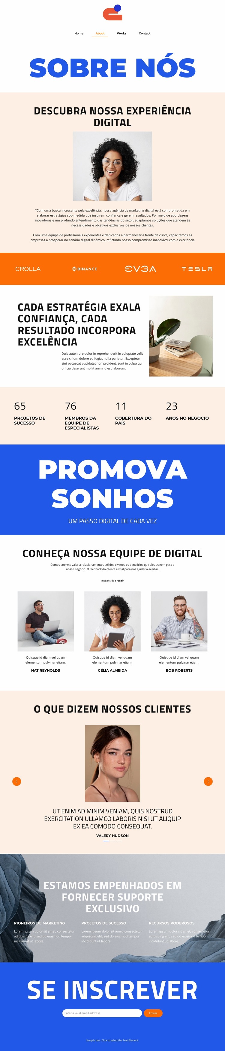 Um passo digital de cada vez Template Joomla