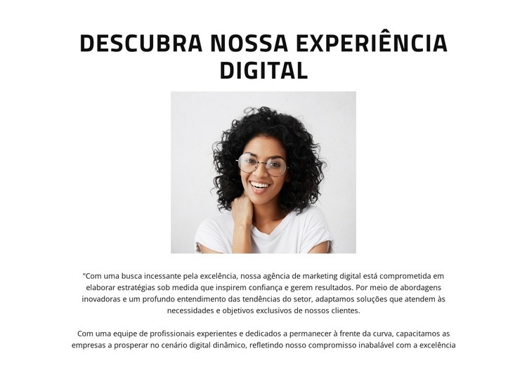 Um legado digital Modelo de uma página