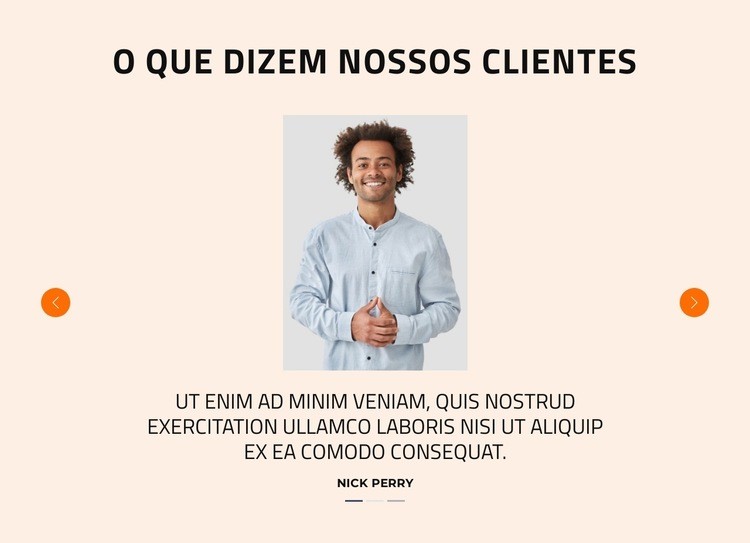 Nosso domínio digital Landing Page