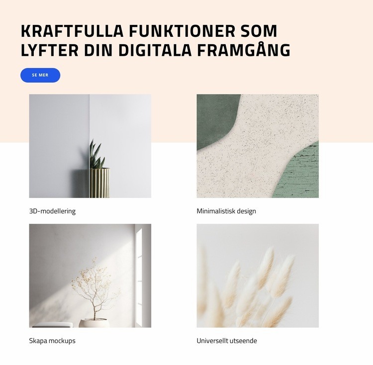 Tänd din digitala resa CSS -mall