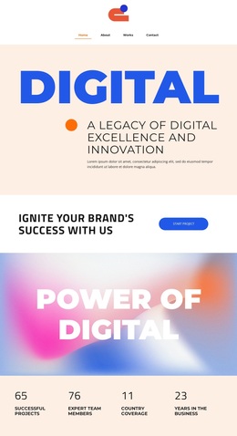 Landing Page For Empowering Dreams