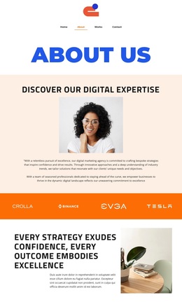 One Digital Stride At A Time - Creative Multipurpose Template