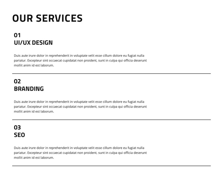 Discover Our Digital Expertise Template
