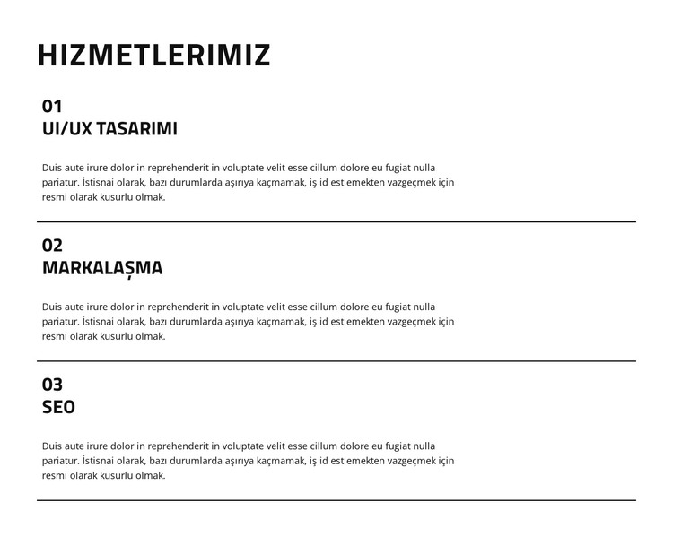 Dijital Uzmanlığımızı Keşfedin HTML Şablonu