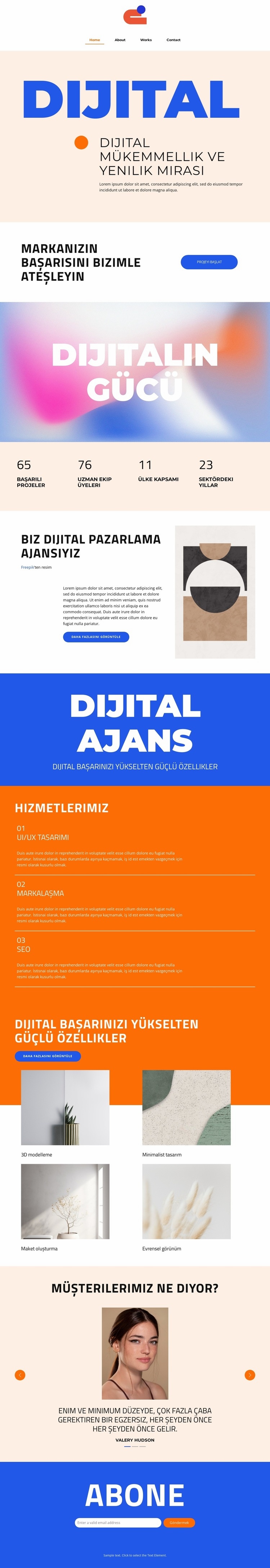 Güçlendirici rüyalar HTML5 Şablonu