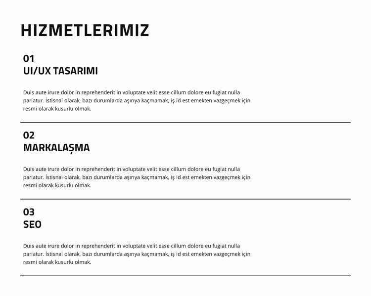 Dijital Uzmanlığımızı Keşfedin HTML5 Şablonu