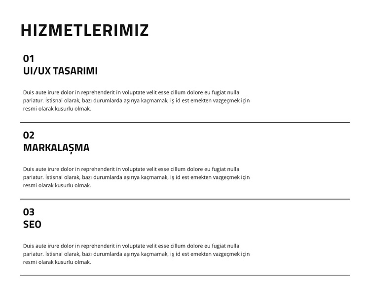 Dijital Uzmanlığımızı Keşfedin WordPress Teması