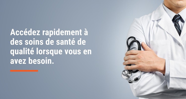 Soins de santé de qualité Modèle