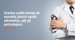 Opieka Zdrowotna Wysokiej Jakości Szablon Siatki CSS