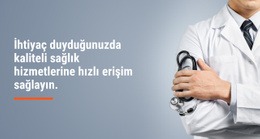 Kaliteli Sağlık Hizmeti Için Bootstrap Teması Çeşitleri