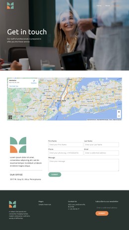Map CSS Templates | Nicepage