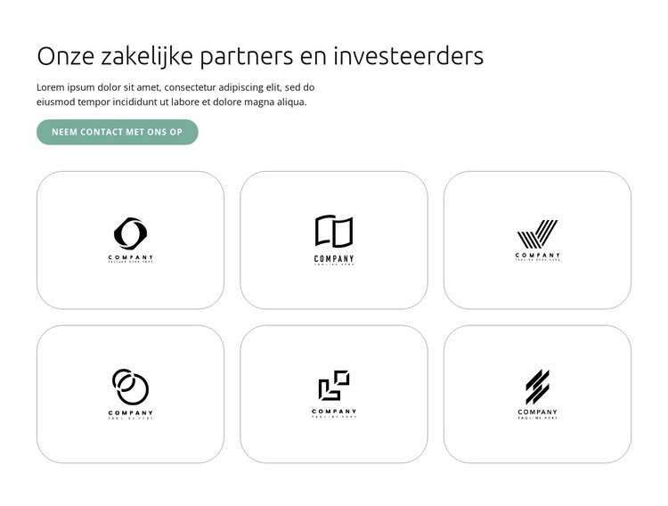 Maak elke belofte waar Website Builder-sjablonen