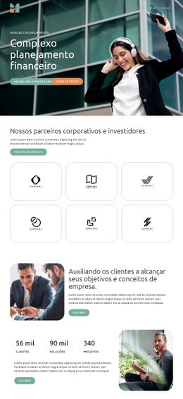 Planejamento Financeiro Complexo - Construtor De Sites