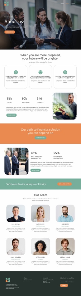 Collaborating to advance solution - Website Template by Nicepage