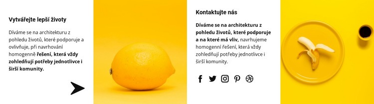 Žlutá je náš styl Téma WordPress