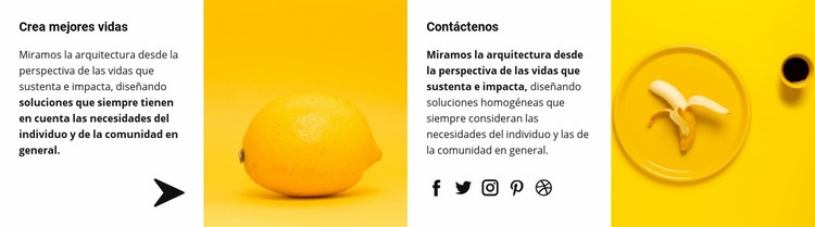 El amarillo es nuestro estilo Plantillas de creación de sitios web