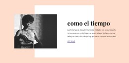Columna De Plantilla De Cuadrícula CSS Para Tiempo Para Cosas Importantes