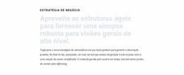 Design De Site Dois Cabeçalhos E Texto Para Qualquer Dispositivo