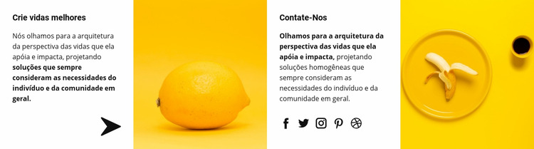 Amarelo é o nosso estilo Template Joomla