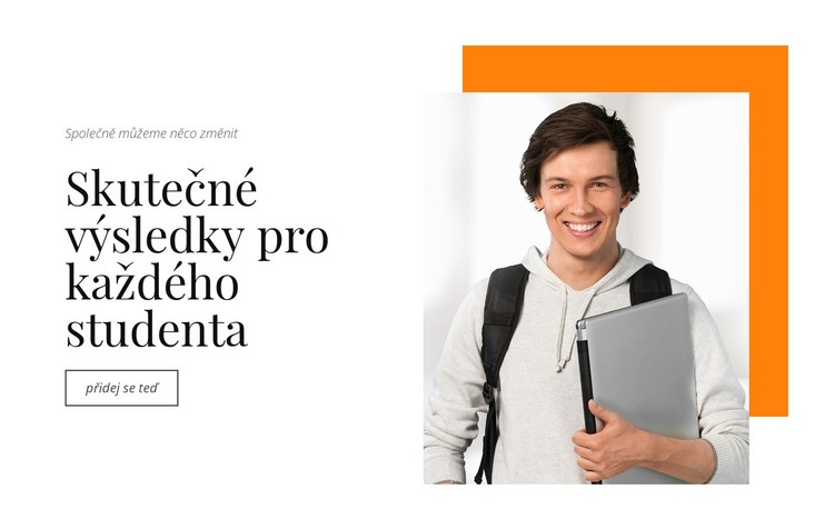 Skutečné výsledky pro každého studenta Šablona CSS