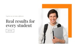 Real Results For Every Student Responsive CSS Template