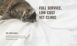 Free Web Design For Low Cost Animal Medical Center