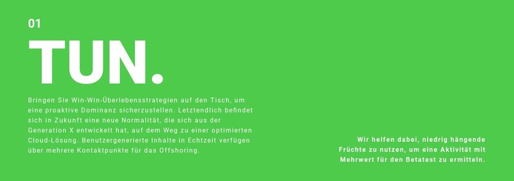 Textfeld auf Hintergrund CSS-Vorlage