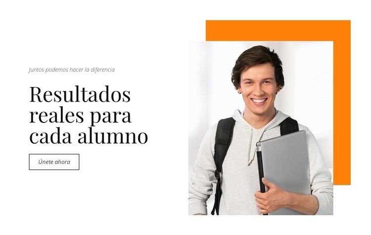 Resultados reales para cada alumno Diseño de páginas web