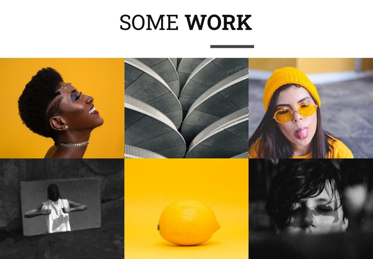 Some works Homepage Design