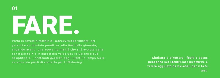 Casella di testo sullo sfondo Costruttore di siti web HTML