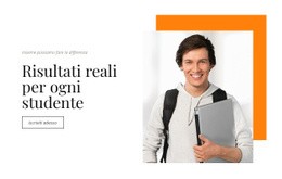 Mockup Di Sito Web Esclusivo Per Risultati Reali Per Ogni Studente