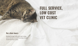 Low Cost Animal Medical Center Joomla Template 2024