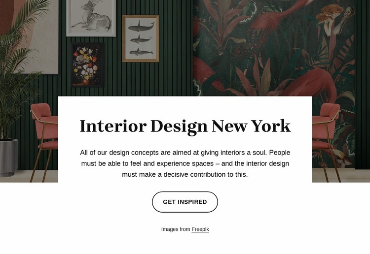 Comprehensive interior design Homepage Design