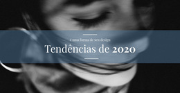 Semanas Da Moda Uomo - Download Do Modelo De Site