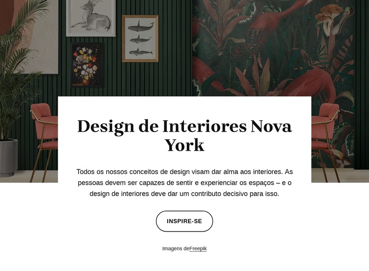 Design de interiores abrangente Tema WordPress