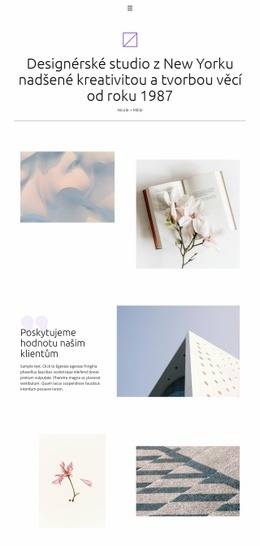 Designové Studio Z New Yorku – Stažení Šablony Webu