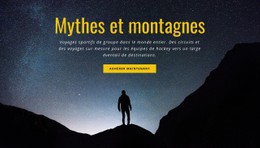 Mise En Page CSS Gratuite Pour Mythes Et Montagnes