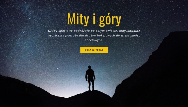 Mity i góry Szablon CSS