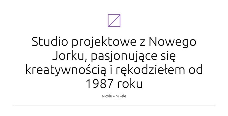 Tworzenie rzeczy Szablon