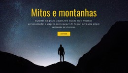 Layout CSS Gratuito Para Mitos E Montanhas