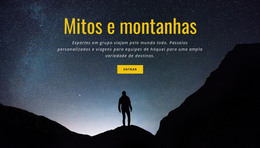 Mitos E Montanhas - Modelo De Página Da Web HTML