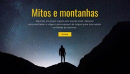 Mitos E Montanhas - Página De Destino Moderna
