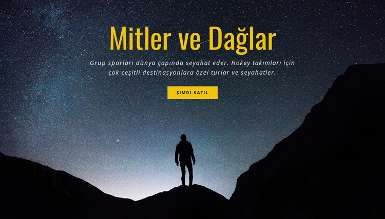 Mitler ve dağlar Joomla Şablonu