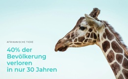 Die Illegale Jagd Ist Ein Großes Problem - HTML5-Vorlage