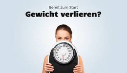 Bestes Gewichtsverlust-Programm Website-Design